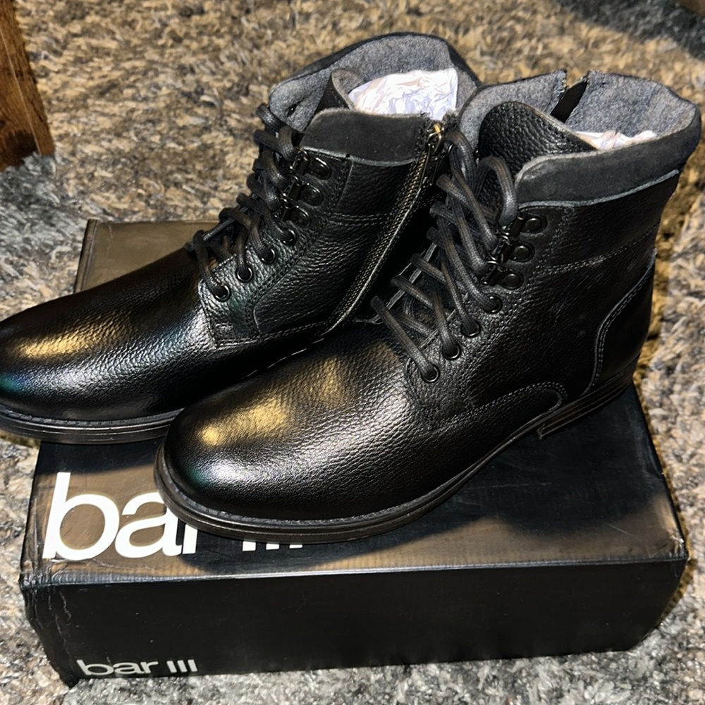 Men’s Bar III Zip-Lace Up Boots 9M